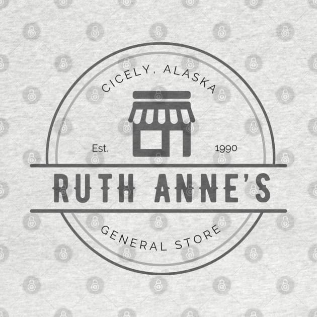 Ruth Anne's General Store Northern Exposure Ruth Anne Fleischman Circle by SonnyBoyDesigns